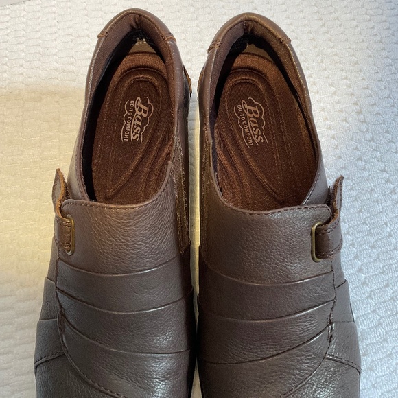 Bass Edith Go-To Comfort Women’s Brown Leather Shoe Size 8.5M NWOT - Picture 7 of 14